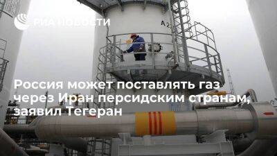 Замминистра Асадзадех: Россия может поставлять газ через Иран в страны Персидского залива