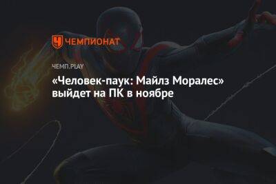 Питер Паркер - Майлз Моралес - «Человек-паук: Майлз Моралес» выйдет на ПК в ноябре - championat.com - Россия