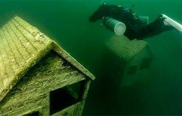 На дне самого чистого озера в Германии обнаружили подводную деревню