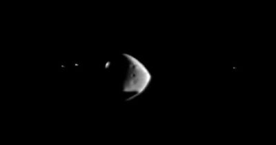 Невероятный вид. Космический аппарат смог запечатлеть затмение Юпитера спутником Марса (видео) - focus.ua - Украина