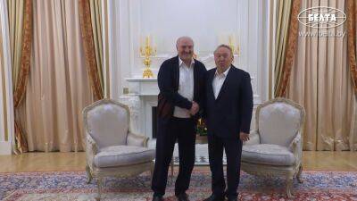Александр Лукашенко в Казахстане навестил​ своего давнего друга Нурсултана Назарбаева