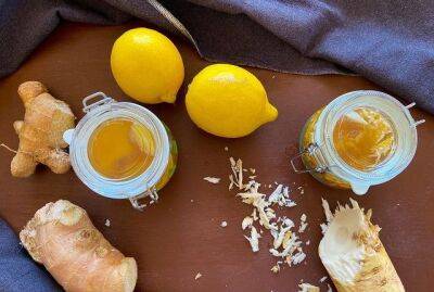 Смесь из имбиря с лимоном и медом укрепит иммунитет и поможет справиться с простудой