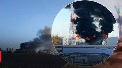 В Белгородской области вспыхнул пожар – горит нефтебаза