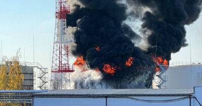 Под Белгородом — "хлопок": горит нефтебаза (ФОТО)