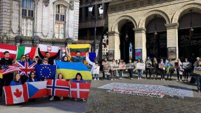 "Украинцы – щит Европы": в Лионе прошла акция в поддержку украинских защитников