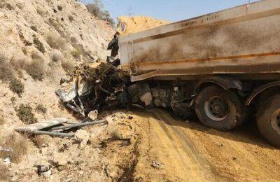 Водители двух грузовиков погибли в ДТП на севере Иудеи и Самарии