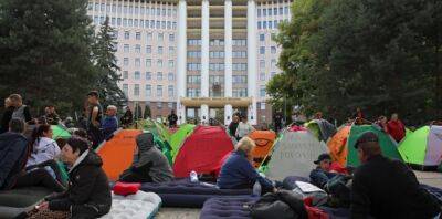 У столиці Молдови демонтували наметове містечко проросійських протестувальників
