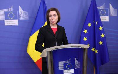 Санду обіцяє "захисні заходи", якщо РФ зазіхне на суверенітет Молдови