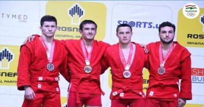 Таджикские борцы завоевали 7 медалей на чемпионате мира по самбо среди молодежи