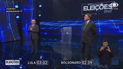 Президентские выборы: Лула да Силва и Жаир Болсонару обменялись нападками