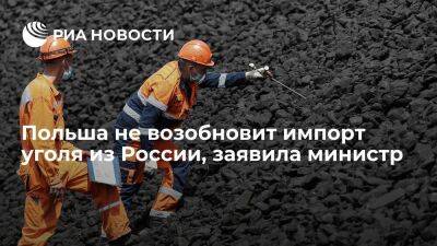 Министр Москва: Польша не видит возможности возобновления импорта угля из России