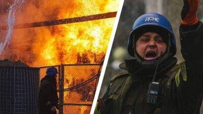Спасатели показали последствия утреннего удара россиян по Киеву