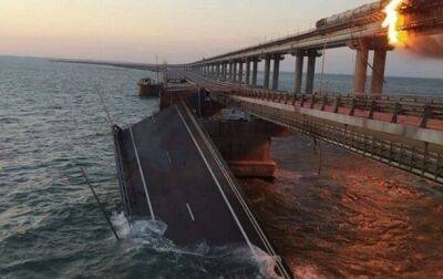 В РФ заявили, что по Крымскому мосту пустили грузовики