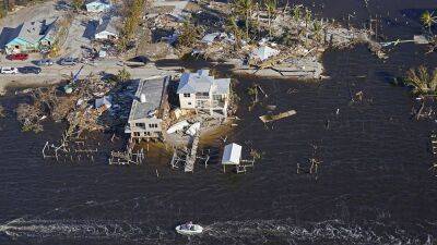 Разрушительные последствия урагана "Иэн"