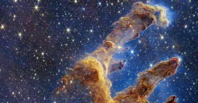 Неземная красота и величие. Телескоп Уэбба впервые запечатлел знаменитые Столпы Творения (фото)