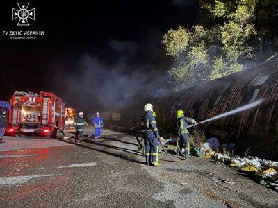 В Одессе горел ангар у «7-го километра» | Новости Одессы