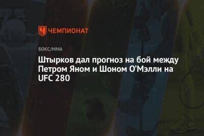 Штырков дал прогноз на бой между Петром Яном и Шоном О’Мэлли на UFC 280