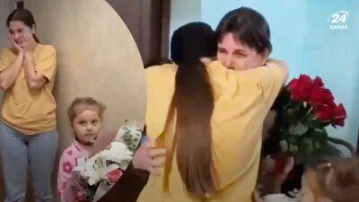 Защитница "Азовстали" встретилась с родными после 5 месяцев плена: кадры, трогающие до слез