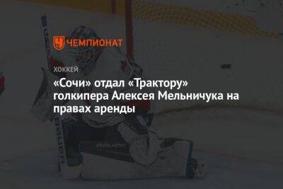 «Сочи» отдал «Трактору» голкипера Алексея Мельничука на правах аренды