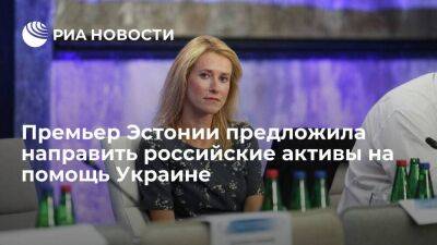 Премьер Эстонии Каллас предложила направить замороженные российские активы на помощь Киеву