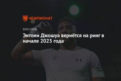 Александр Усик - Джошуа Эдди Хирн - Энтони Джошуа вернётся на ринг в начале 2023 года - championat.com - Украина