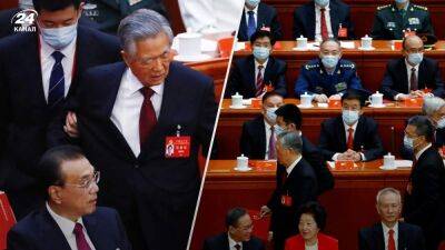 Скандал в Китае: предшественника Си Цзиньпина Ху Цзинтао вывели со съезда под руки – эпическое видео