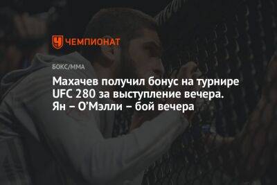 Махачев получил бонус на турнире UFC 280 за выступление вечера. Ян – О’Мэлли – бой вечера