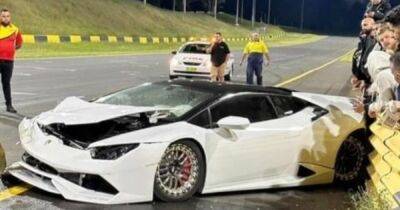 Редчайший 2000-сильный суперкар Lamborghini разбили в эффектном ДТП (видео)