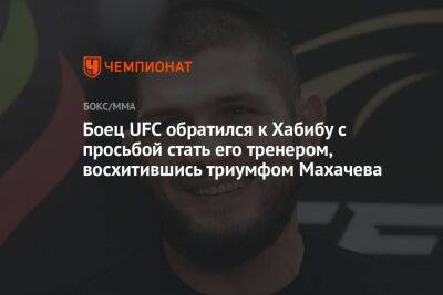Боец UFC обратился к Хабибу с просьбой стать его тренером, восхитившись триумфом Махачева