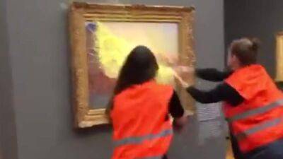 Клод Моне - Эко-активисты Германии облили ценную картину Клода Моне картофельным пюре: эпическое видео - 24tv.ua - Германия