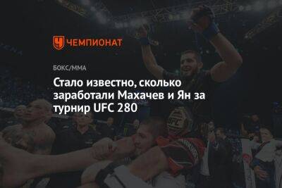 Стало известно, сколько заработали Махачев и Ян за турнир UFC 280