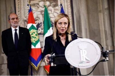 И. Шимоните поздравила нового премьера Италии и призвала вместе поддерживать Украину
