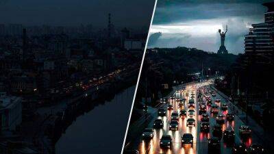 "Спит уставший город": центр Киева погрузился в темноту – захватывающие фото