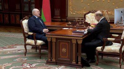 Президент Беларуси А. Лукашенко провёл встречу с главой Академии наук В. Гусаковым