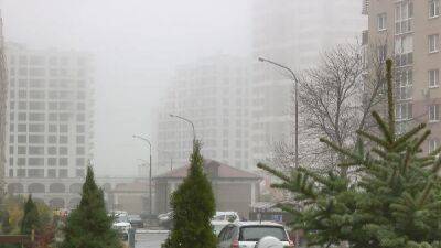 Минск накрыл густой туман
