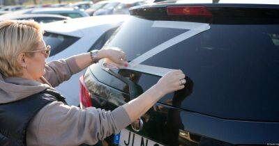 В Германии водителя оштрафовали на 4000 евро за букву "Z" на авто