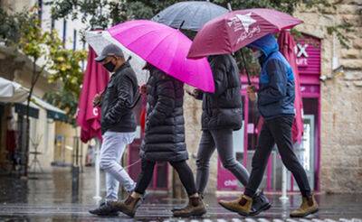 Синоптики: сильные дожди ожидаются в центре Израиля