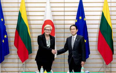 Премьер-министры Литвы и Японии закрепили стратегическое партнерство обеих стран