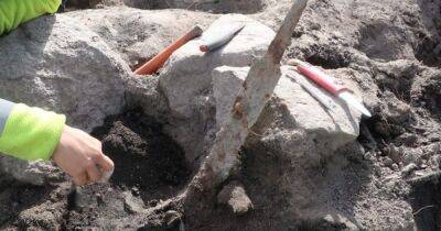 Со времен викингов. Археологи нашли два меча на древнем кладбище