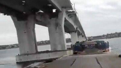 После частых визитов "хлопка": в сети показали, как выглядит Антоновский мост