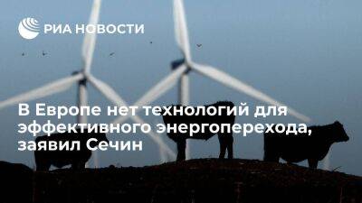 Глава "Роснефти" Сечин: в ЕС нет технологий, необходимых для эффективного энергоперехода
