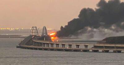Пожар на Крымском мосту: в СБУ рассказали, как россияне ведут расследование