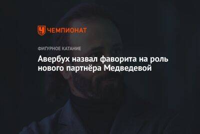 Авербух назвал фаворита на роль нового партнёра Медведевой