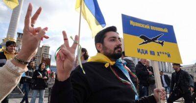 Против участия в войне на стороне России: Иранская диаспора вышла на протест в Киеве