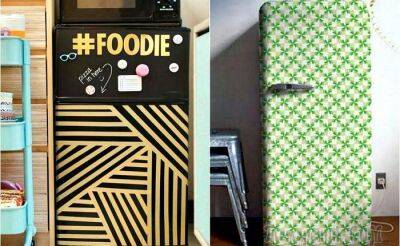 Жажда перемен: 16 замечательных идей, которые помогут преобразить старый холодильник
