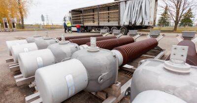 Литва отправила Украине оборудование для ремонта поврежденных ТЭЦ на 100 тысяч евро (фото)