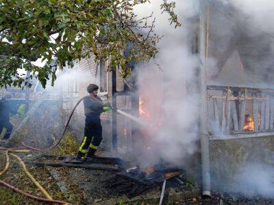 ГСЧС: В Харьковской области за сутки три пожара из-за вражеских обстрелов
