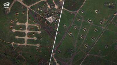 Россияне вывели военную технику с аэродрома в Чернобаевке