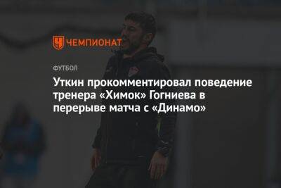 Уткин прокомментировал поведение тренера «Химок» Гогниева в перерыве матча с «Динамо»