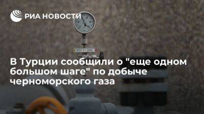 В Турции сообщили о преодолении "еще одного большого шага" по добыче черноморского газа